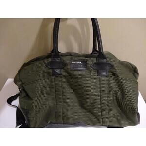 Vintage 90's Diesel Duffle Green/Black, Red Linning Y2K